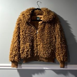 Junior Girls faux fur coat